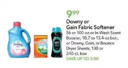 Publix Downy or Gain Fabric Softener offer