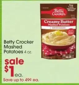 Giant Eagle Betty Crocker Mashed Potatoes offer