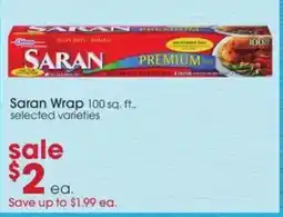 Giant Eagle Saran Wrap offer