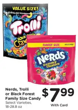 Smith's Nerds, Trolli or Black Forest Family Size Candy offer