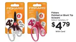 Smith's Fiskars pointed or blunt tip scissors offer