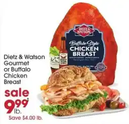 Giant Eagle Dietz & Watson Gourmet or Buffalo Chicken Breast offer