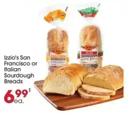 Giant Eagle Izzio's San Francisco or Italian Sourdough Breads offer