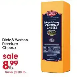 Giant Eagle Dietz & Watson Premium Cheese offer