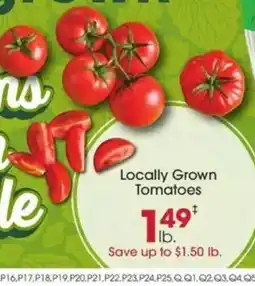 Giant Eagle Locally Grown Tomatoes offer
