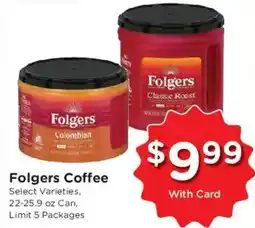 Fry's Folgers Coffee offer