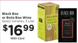 Mariano's Black Box or Bota Box Wine offer