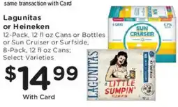 Mariano's Lagunitas or Heineken offer