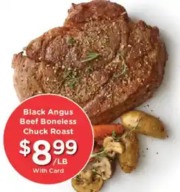 Mariano's Black angus beef boneless chuck roast offer