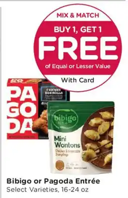 Smith's Bibigo or Pagoda Entrée offer