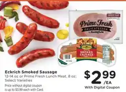 King Soopers Eckrich Smoked Sausage offer