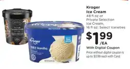 King Soopers Kroger ice cream offer