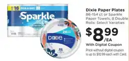 King Soopers Dixie paper plates offer