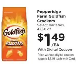 King Soopers Pepperidge Farm Goldfish Crackers offer