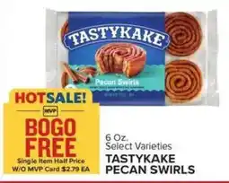 Food Lion Tastykake pecan swirls offer