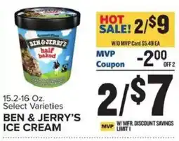 Food Lion Ben & Jerry's ice cream offer