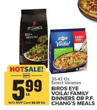 Food Lion Birds Eye Voila! Family Dinners Or P.F. Chang's Meals offer