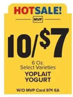 Food Lion Yoplait yogurt offer