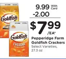 Fry's Pepperidge Farm Goldfish Crackers offer