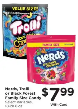 Fry's Nerds, Trolli or Black Forest Family Size Candy offer