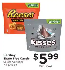 Fry's Hershey Share Size Candy offer