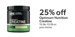 Publix Optimum Nutrition Creatine offer