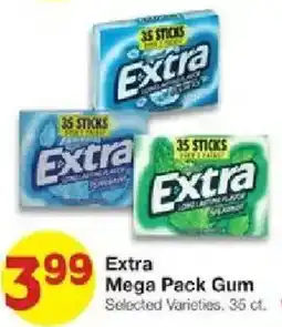 United Supermarkets Extra Mega Pack Gum offer