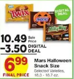 United Supermarkets Mars Halloween Snack Size offer