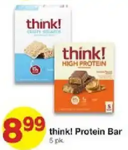 United Supermarkets think! Protein Bar offer