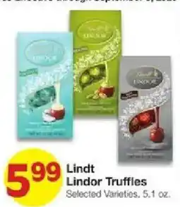 United Supermarkets Lindt Lindor Truffles offer