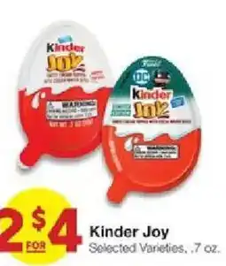 United Supermarkets Kinder Joy offer