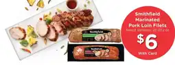 Mariano's Smithfield marinated pork loin filets offer
