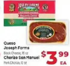 Supermercado El Rancho Joseph Farms Queso offer