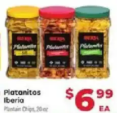 Supermercado El Rancho Platanitos Iberia Plantain Chips offer