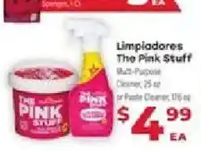 Supermercado El Rancho The Pink Stuff Multi-Purpose Cleaner or Paste Cleaner offer