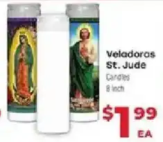 Supermercado El Rancho Veladoras St. Jude Candles offer