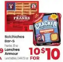 Supermercado El Rancho Classic franks cracker offer