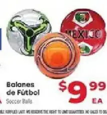 Supermercado El Rancho Soccer Balls offer