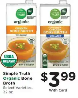 Mariano's Simple Truth Organic Bone Broth offer