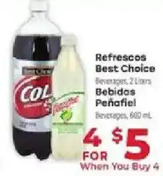 Supermercado El Rancho Refrescos Best Choice Beverages offer