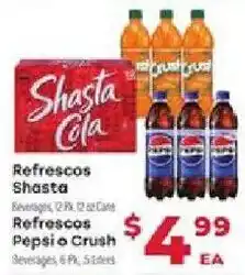 Supermercado El Rancho Refrescos Shasta offer