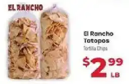 Supermercado El Rancho El Rancho Totopos offer