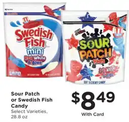 Dillons Sour Patch or Swedish Fish Candy offer