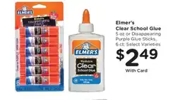 Dillons Elmer's clear school glue offer