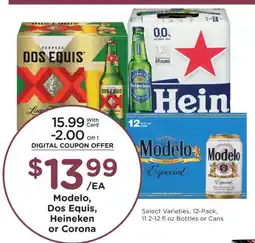 Fry's Modelo, Dos Equis, Heineken or Corona offer