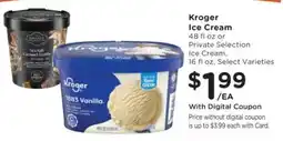 Dillons Kroger ice cream offer