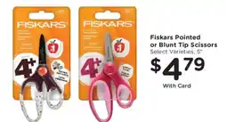 Mariano's Fiskars pointed or blunt tip scissors offer