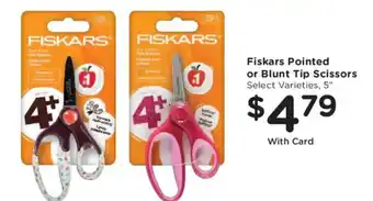 Fiskars pointed or blunt tip scissors