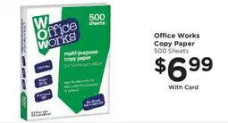 Mariano's Office Works copy paper offer