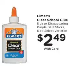 Mariano's Elmer's clear school glue offer